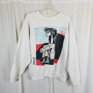Vintage Pablo Picasso Jacqueline Roque Portrait Crewneck Sweatshirt Mens S 1988